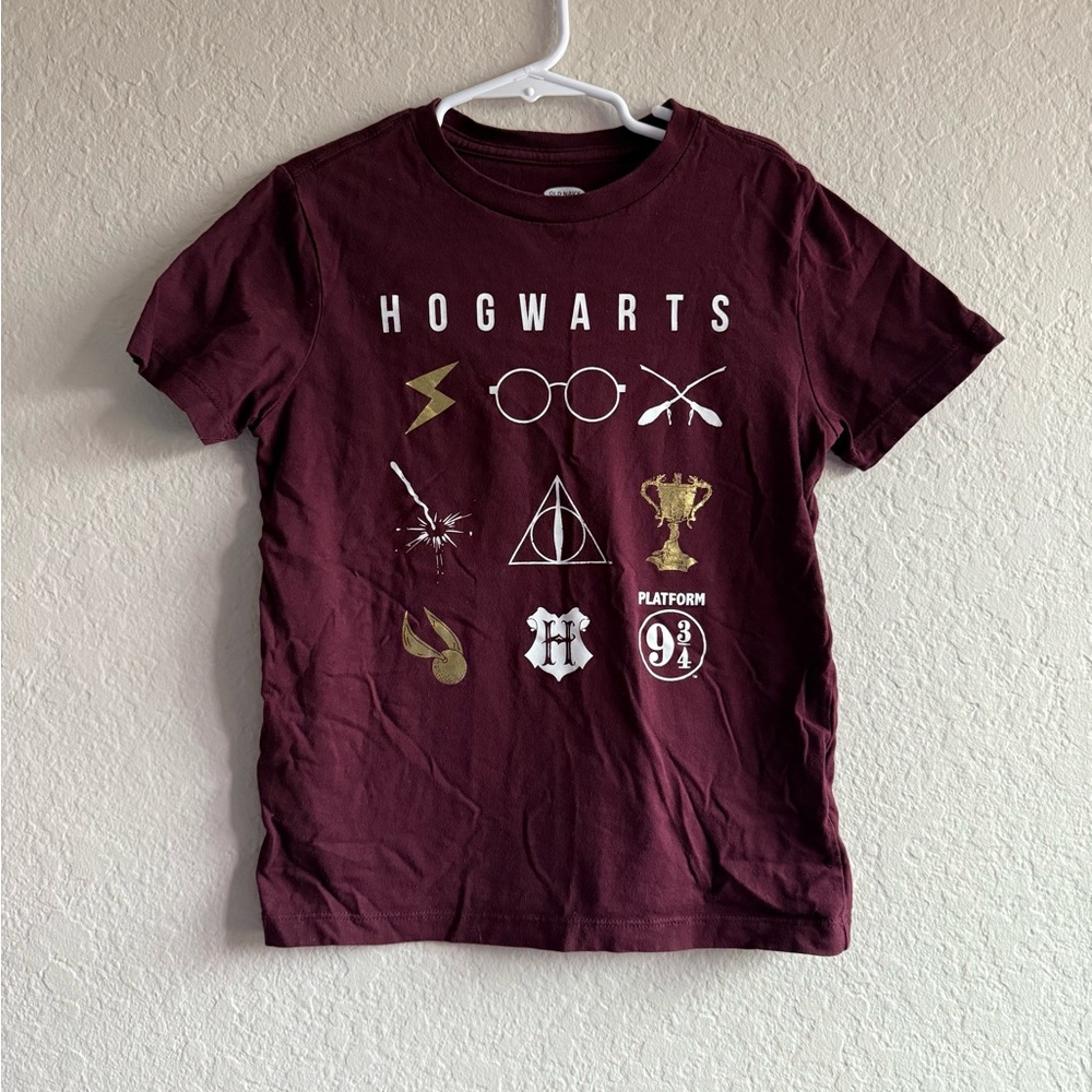 Harry Potter x Old Navy Hogwarts Maroon Kids Shirt